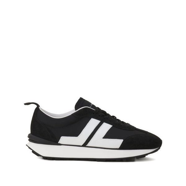 Bumper stripe-panel sneakers