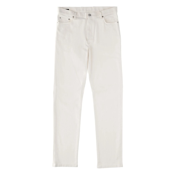 button-fastening jeans