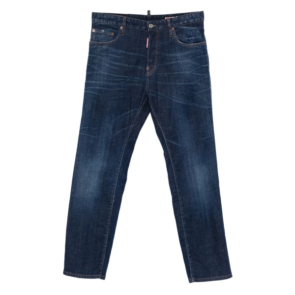 button-fastening jeans