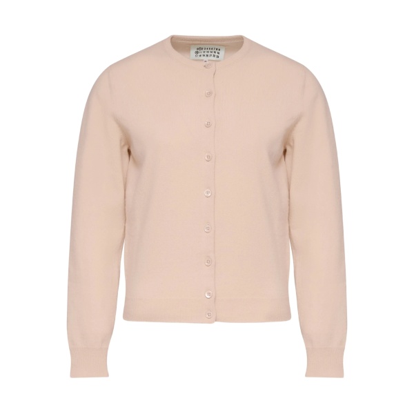 button-front wool cardigan