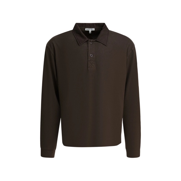 buttoned polo shirt