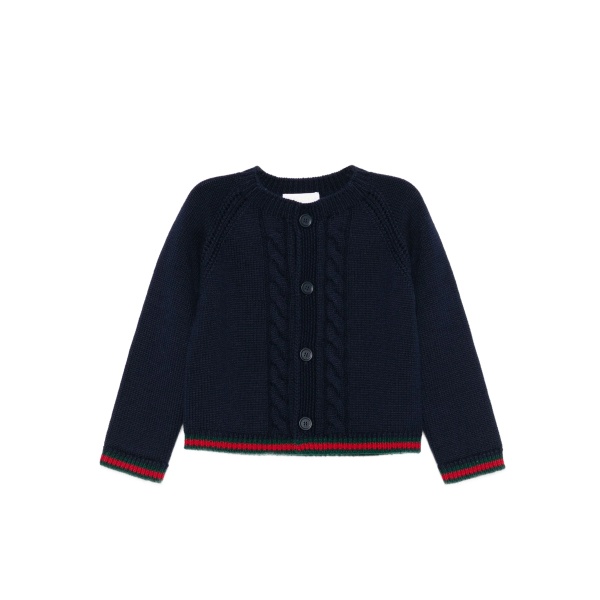cable-knit cardigan