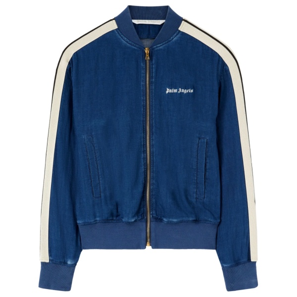 Chambre denim bomber jacket