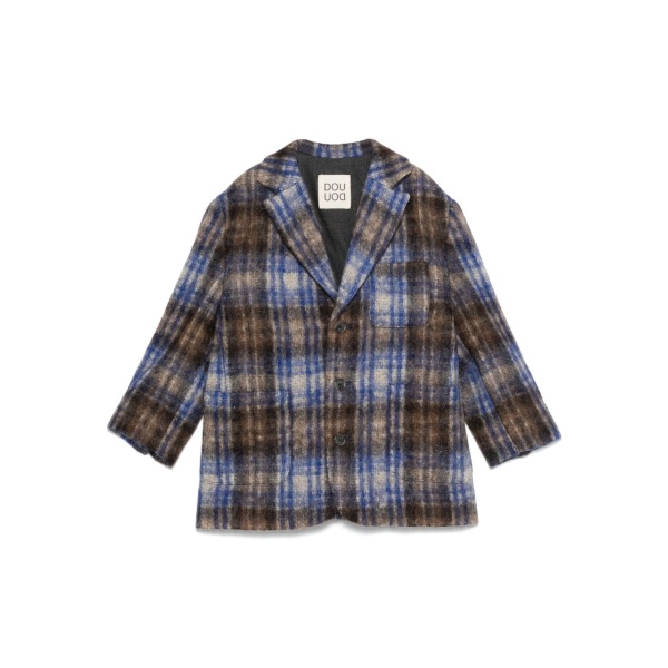 check-pattern jacket