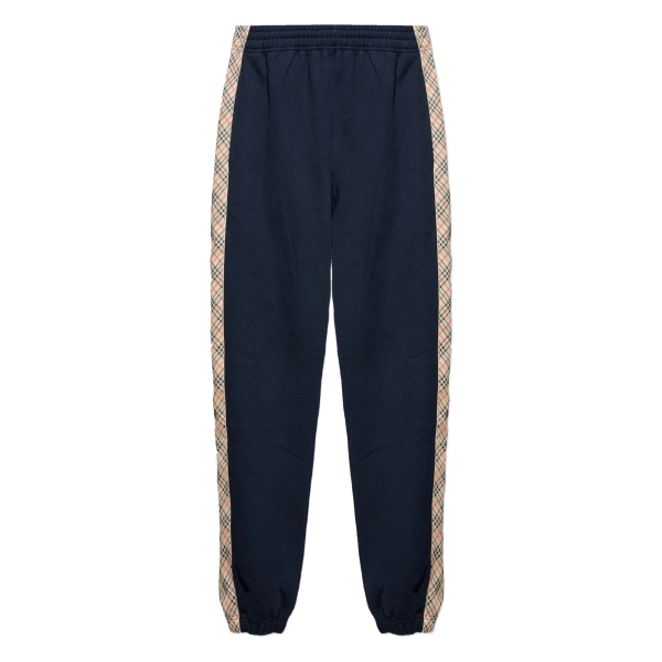 check-trim track pants