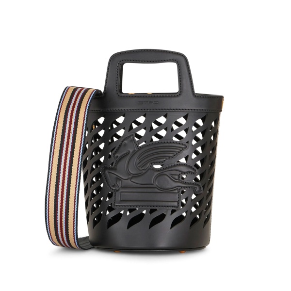 Coffa leather bucket bag