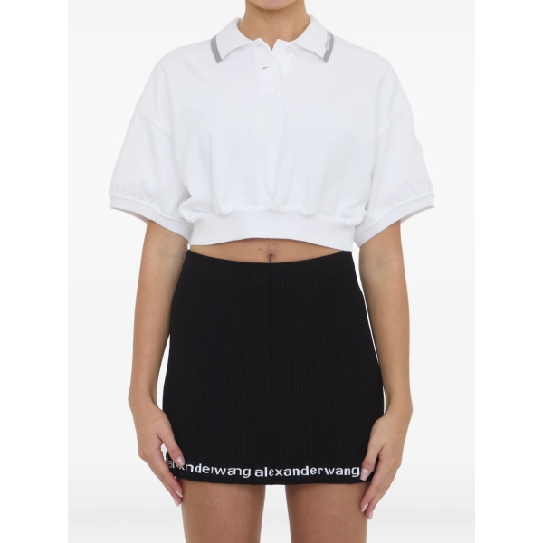 collar polo top