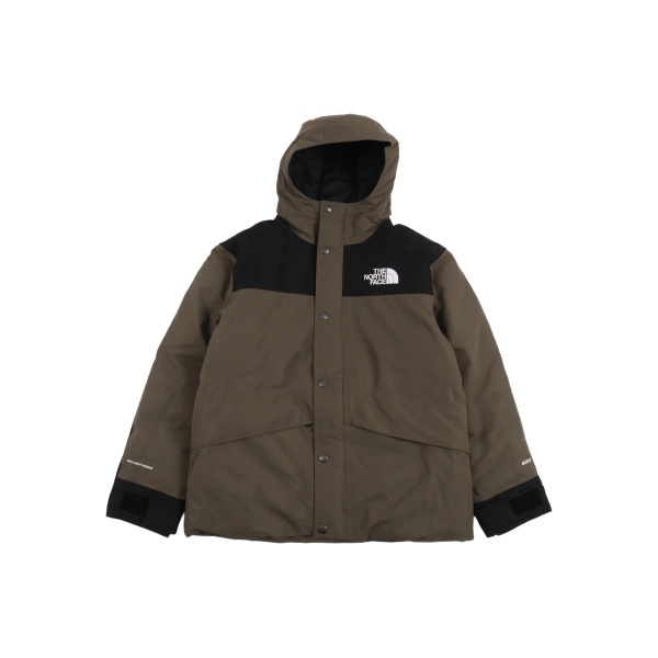 colour-block hooded jacket