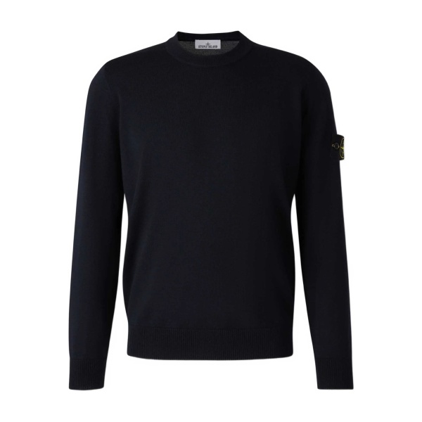 Compass-badge sweater