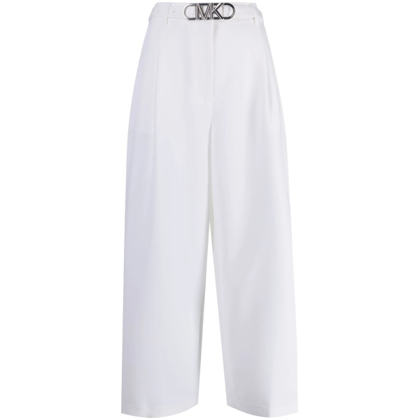cropped wide-leg trousers