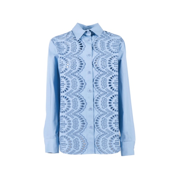 cut-out embellished shirt