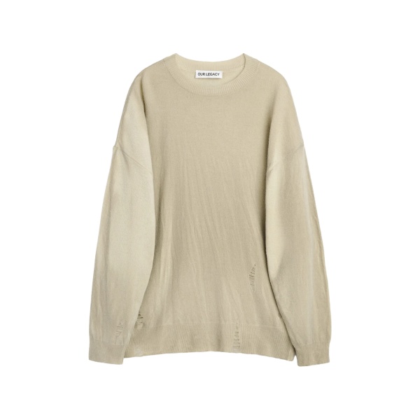 distressed wool sweater