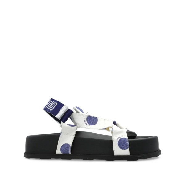 dot-print sandals