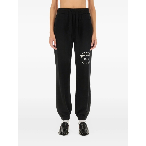 drawstring logo trousers