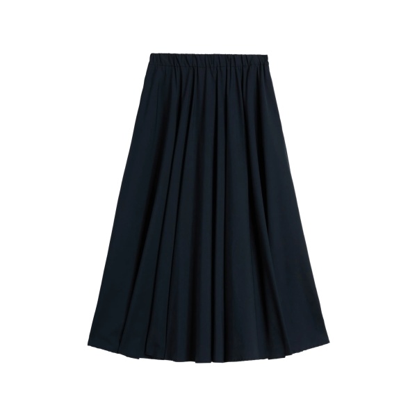 elasticated-waistband skirt