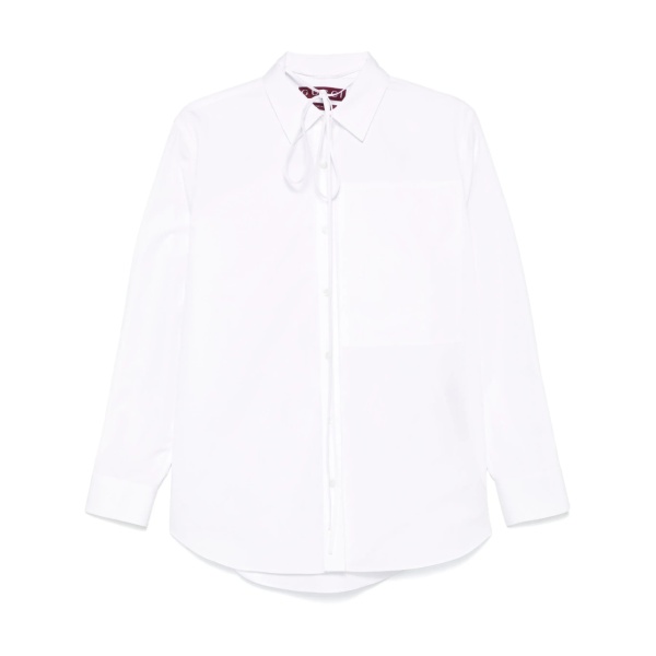 embossed poplin shirt