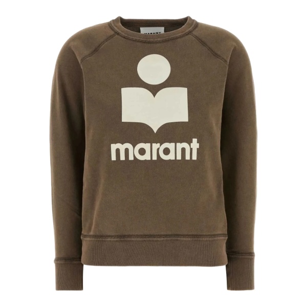 embroidered-logo cotton sweatshirt