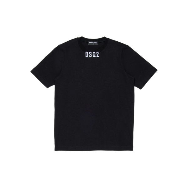 embroidered-logo T-shirt