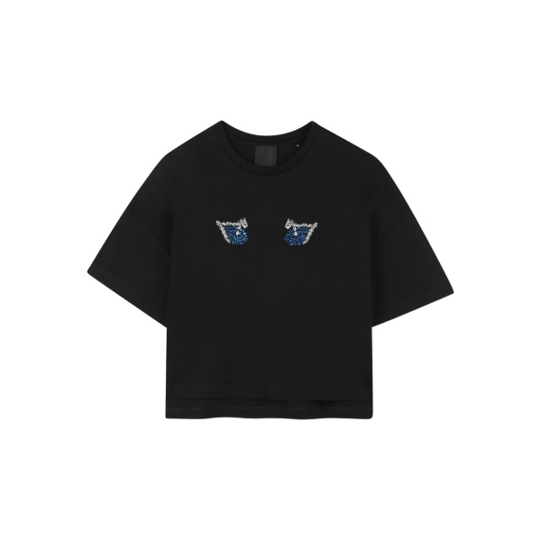 eye-motif T-shirt