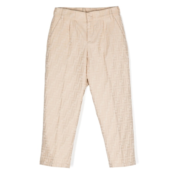 FF jacquard trousers
