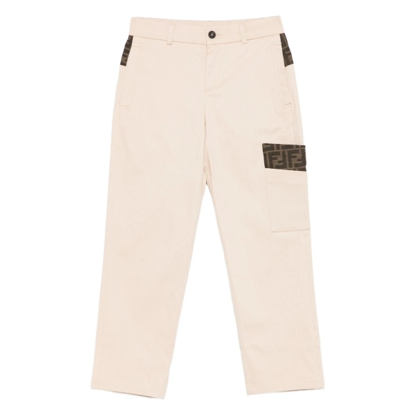 FF logo-patch trousers