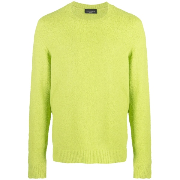 fine-knit crew-neck jumper