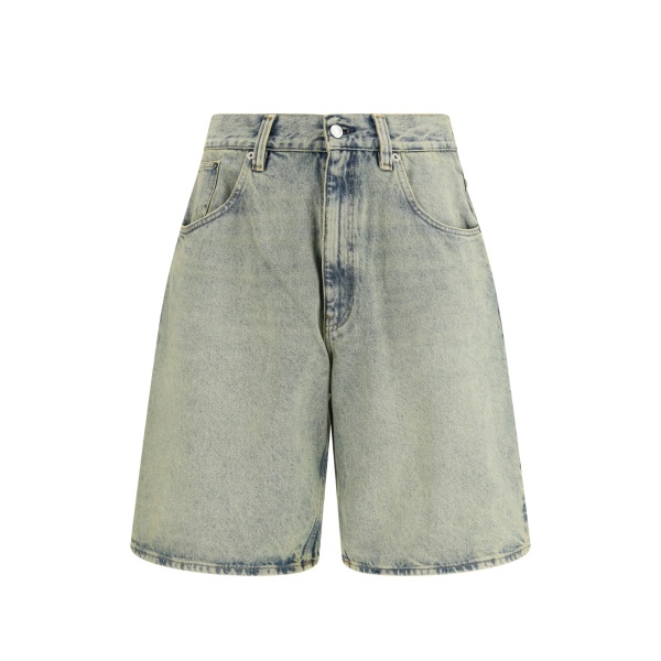 five-pocket wide shorts