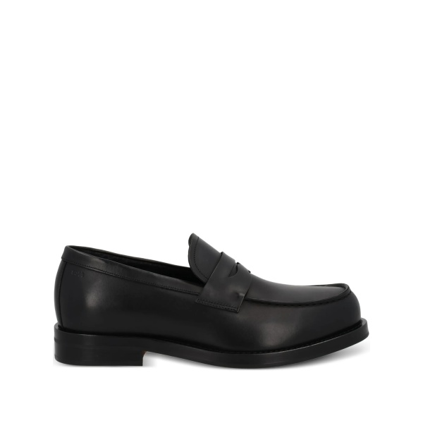 flat leather loafers