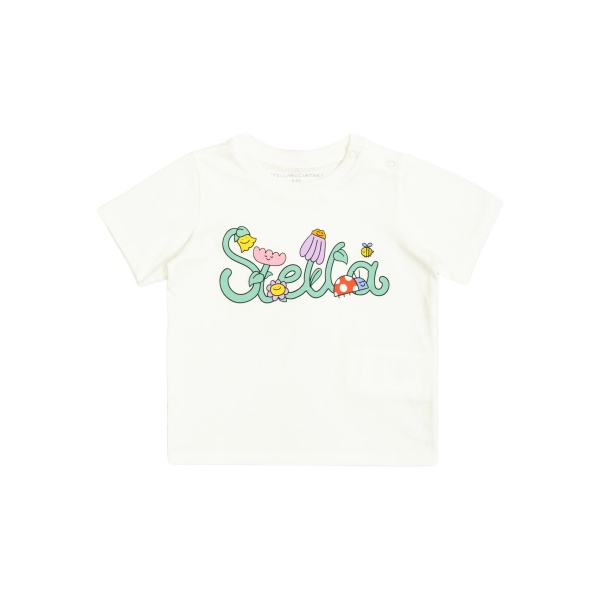 floral-graphic T-shirt