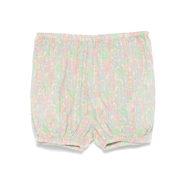 floral-print shorts