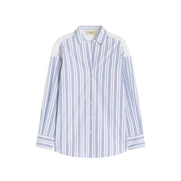 floral striped shirt
