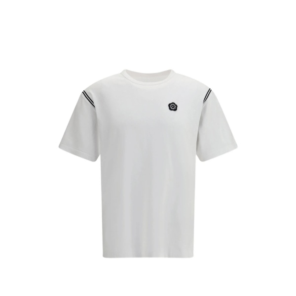 flower-detail T-shirt