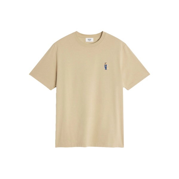 fox-embroidered cotton T-shirt