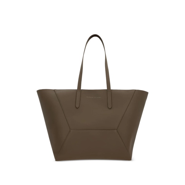 geometric panels tote bag