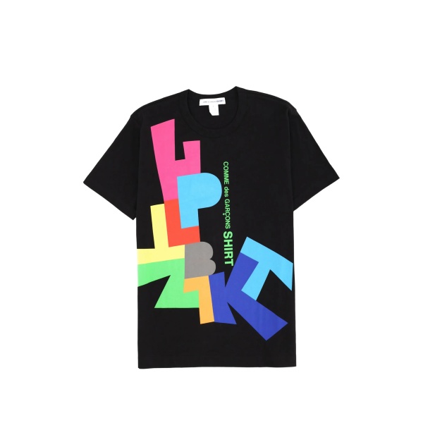 geometric-print T-shirt