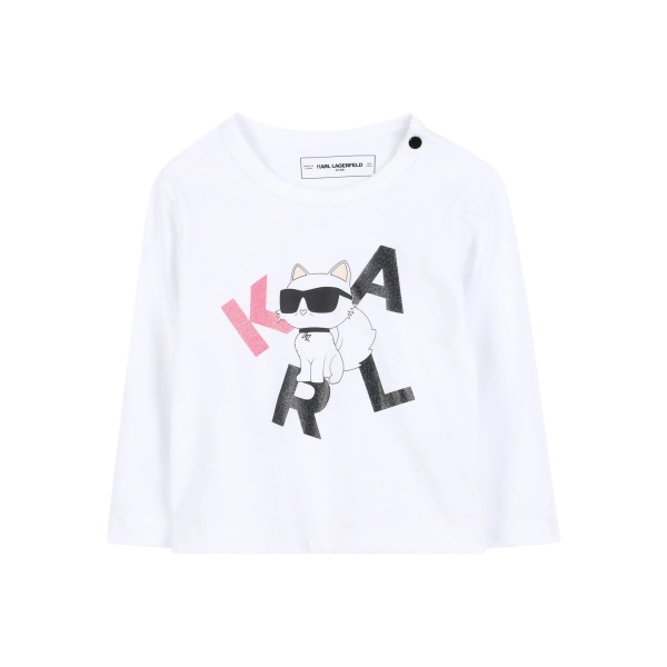 graphic-print long-sleeve T-shirt