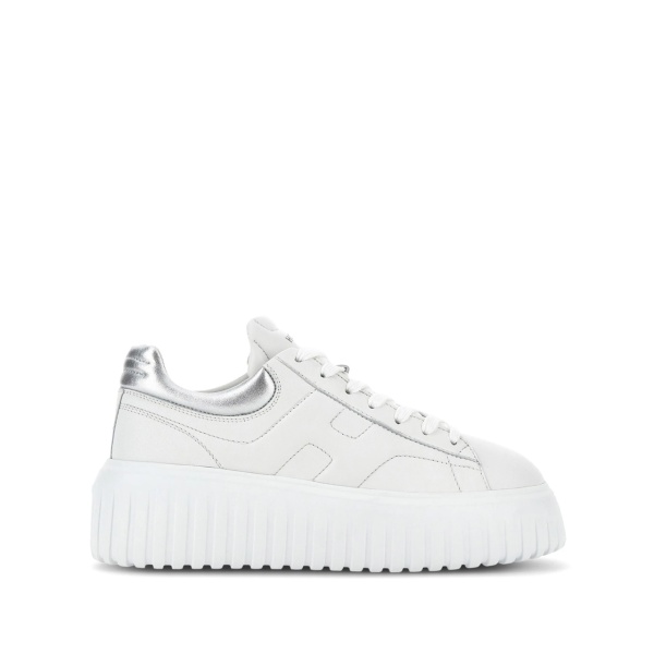H-Stripes lace-up leather sneakers
