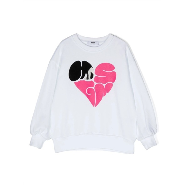 heart logo-print sweatshirt