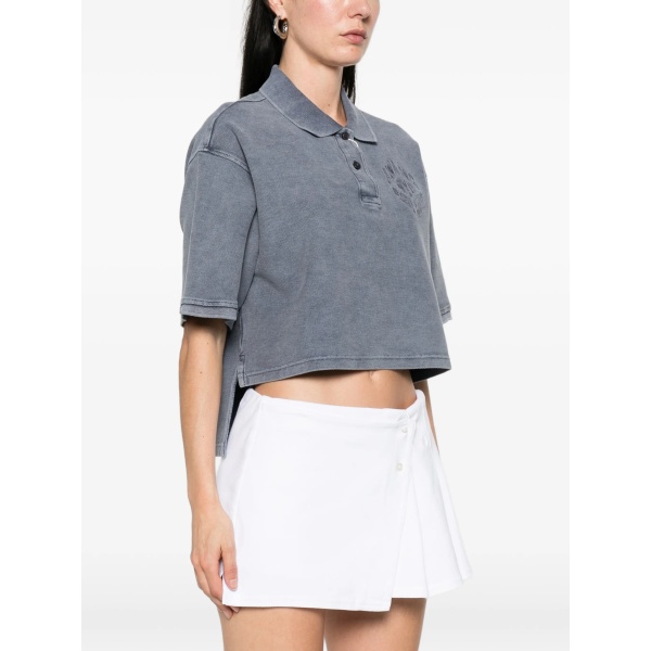 high-low polo top