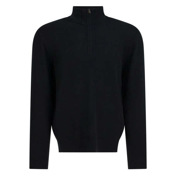 high-neck sweater