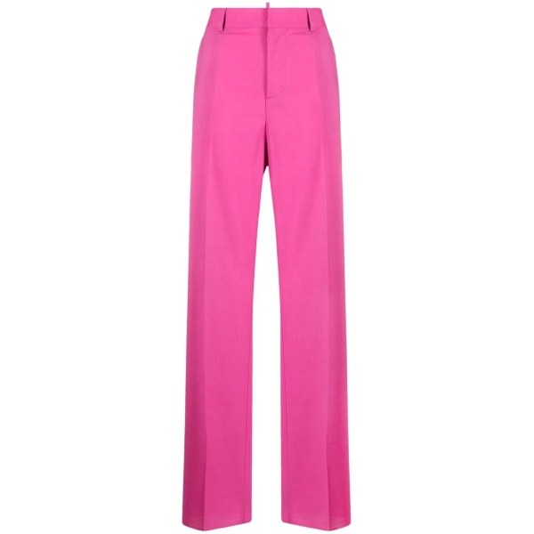 high-waisted wide-leg trousers
