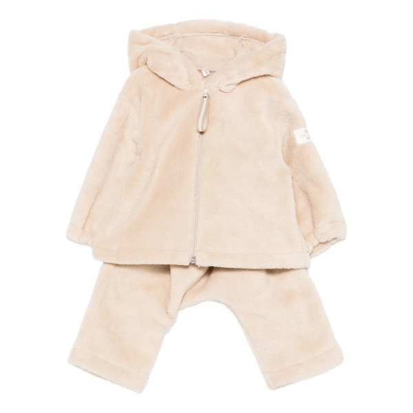 hooded fleece tracksuit set