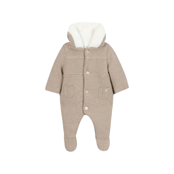 hooded knit babywear