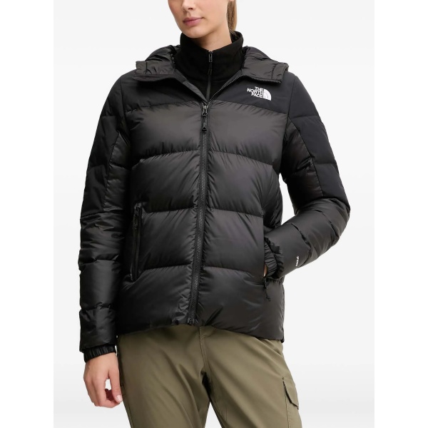 hooded logo jacket