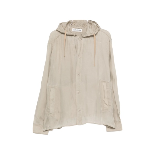 hooded-neck shirt