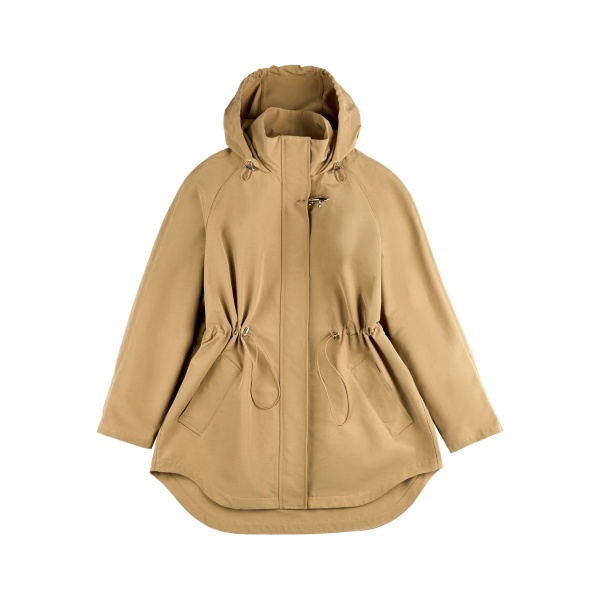 hooded parka coat