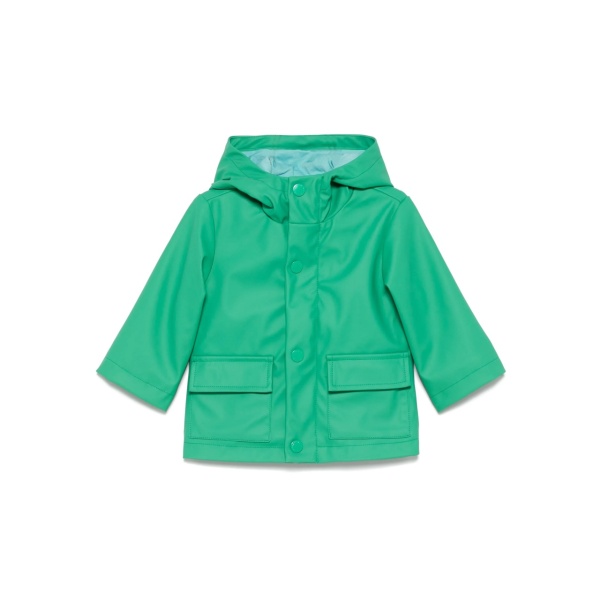 hooded raincoat
