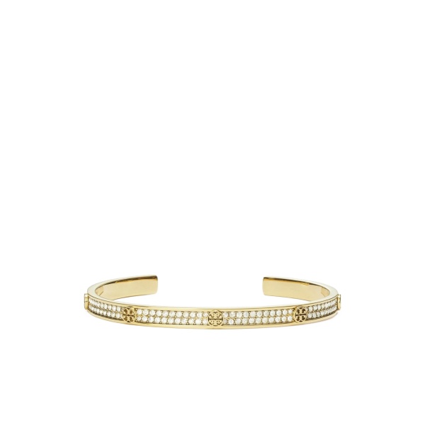 Icon pavé cuff bracelet