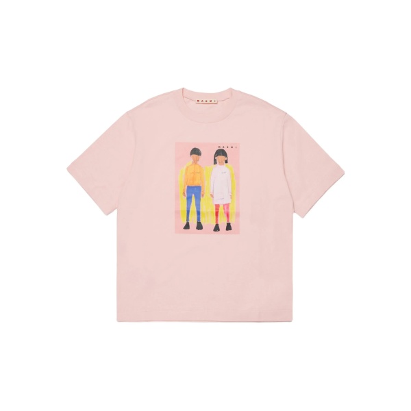 illustrated-graphic T-shirt