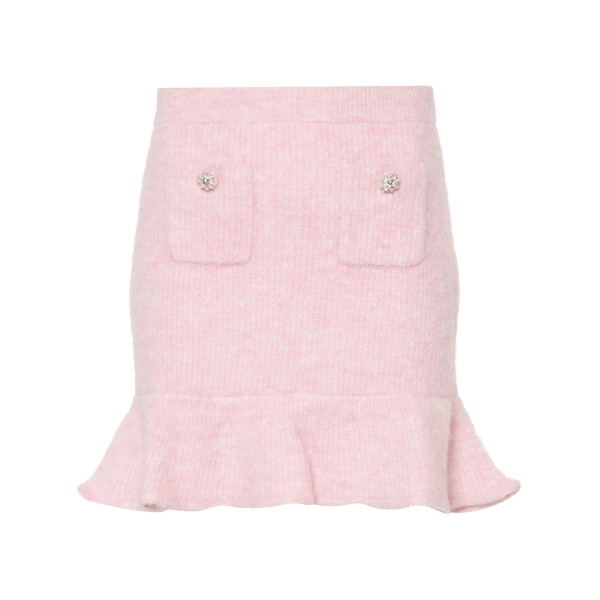knitted mini skirt